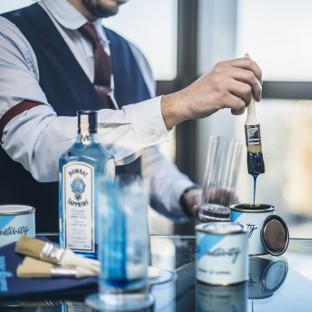 BOMBAY SAPPHIRE X SMITH & SINCLAIR PRESENT: EDIBLE PAINTS
