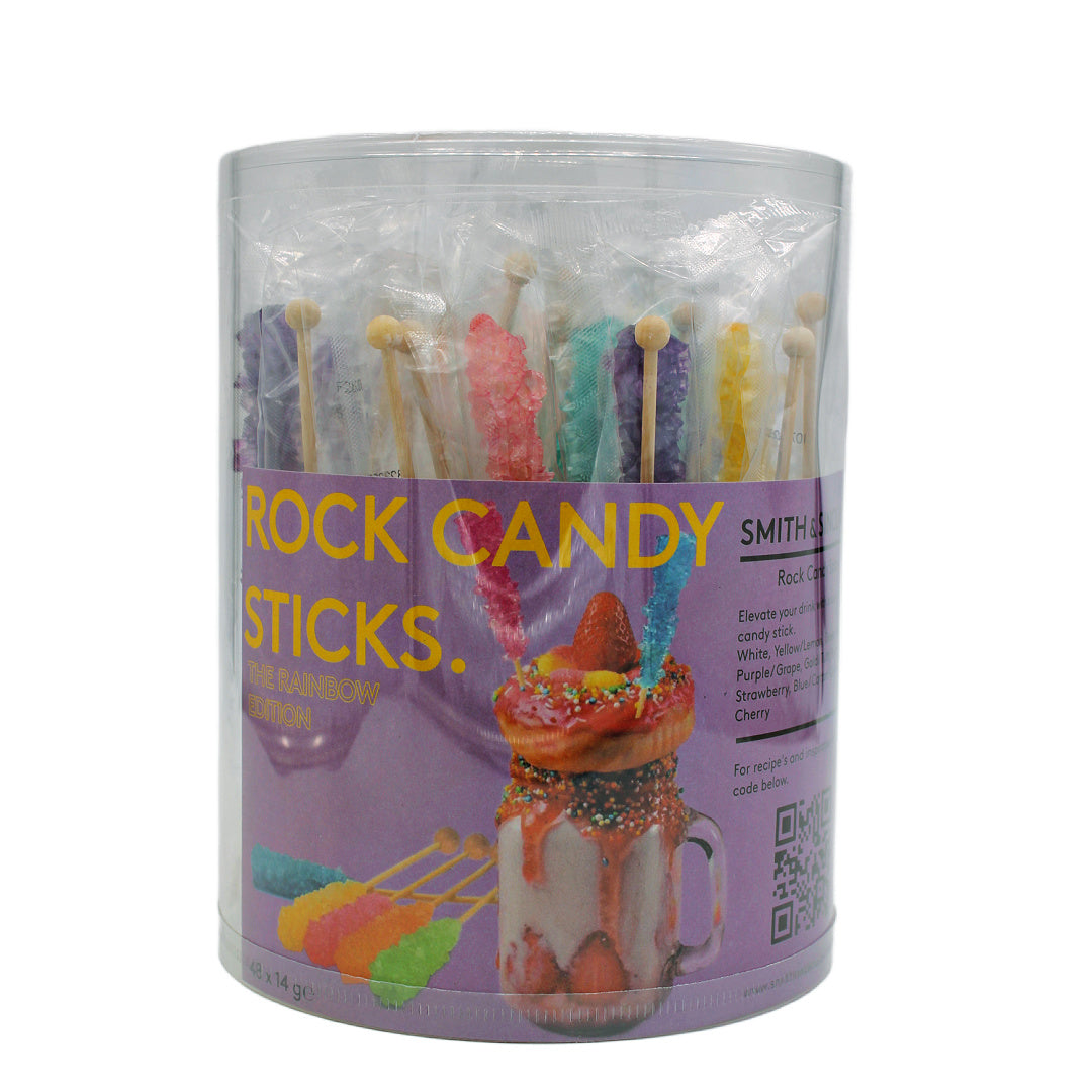 Rock candy sticks Rainbow mix