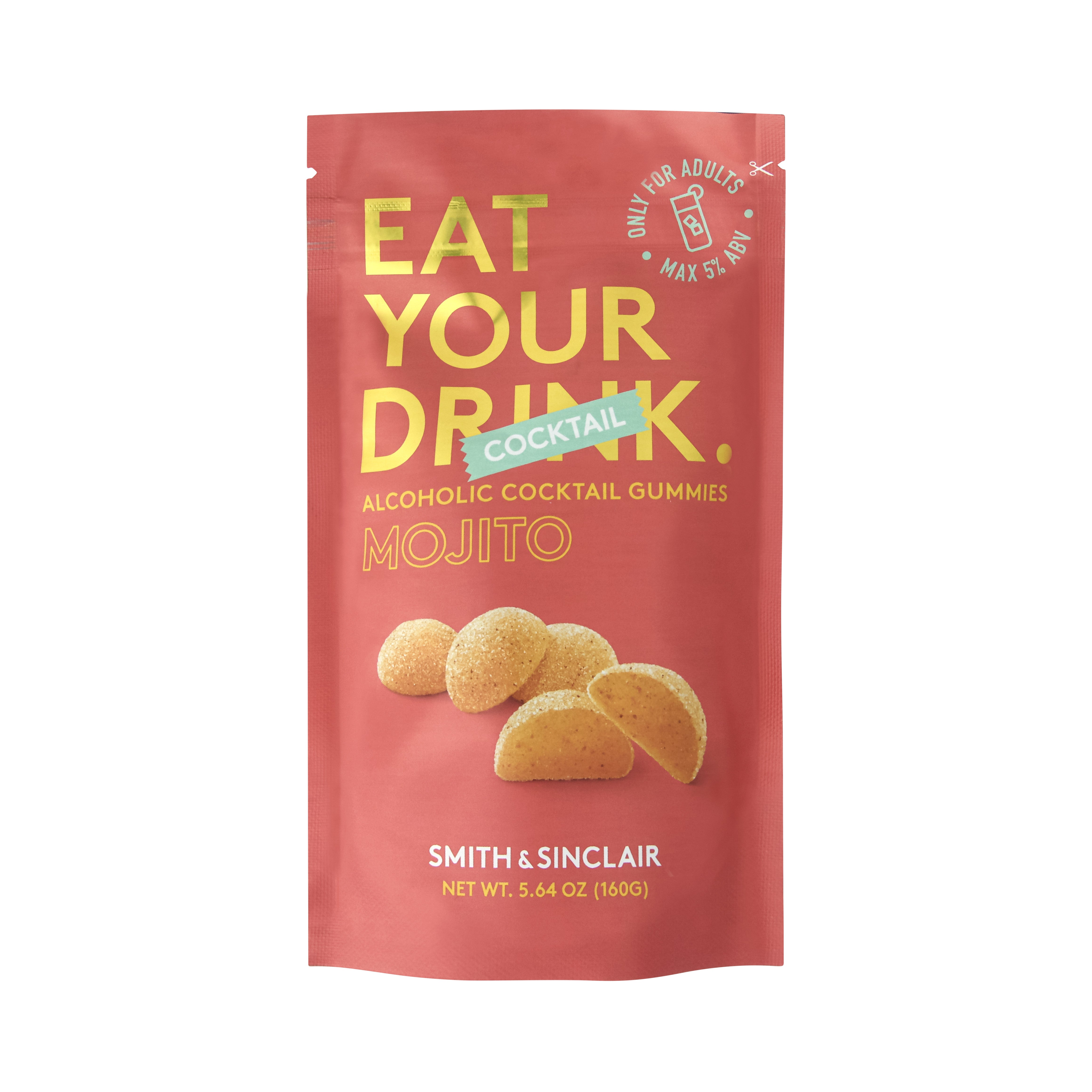 Mojito Single Alcoholic Cocktail Gummy Bag