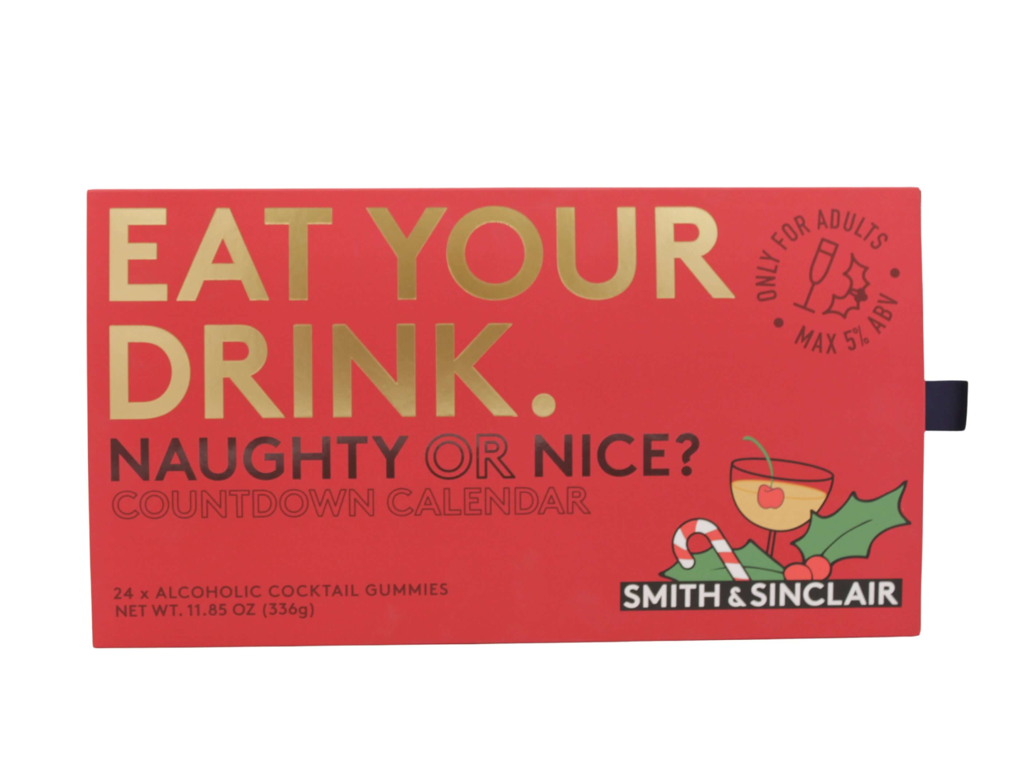 Naughty or Nice Countdown Calendar Alcoholic Cocktail Gummies