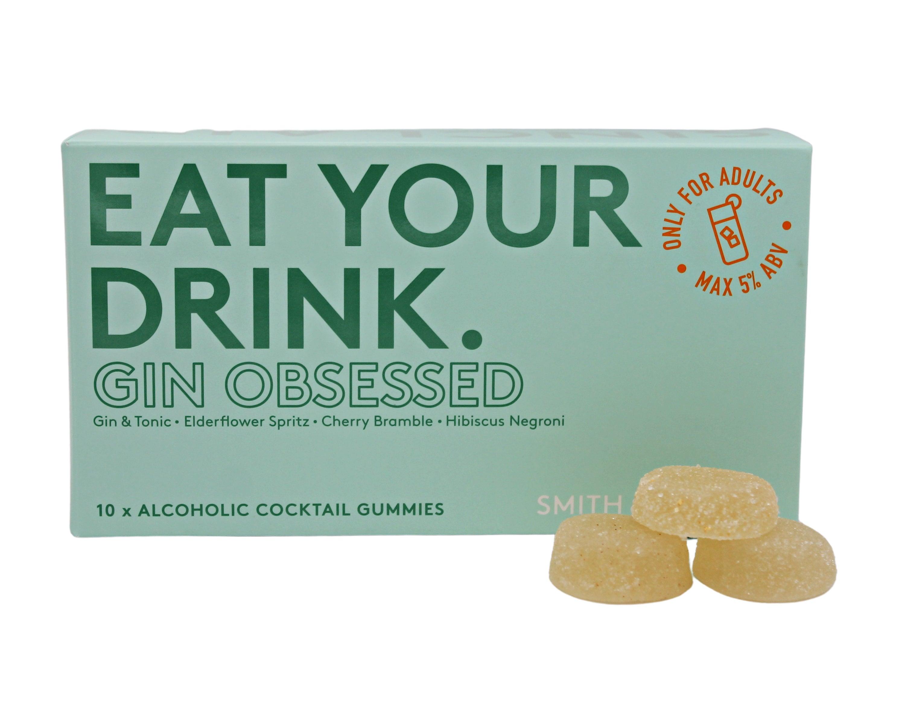Gin Obsessed Alcoholic Cocktail Gummies BBD Discount🎉
