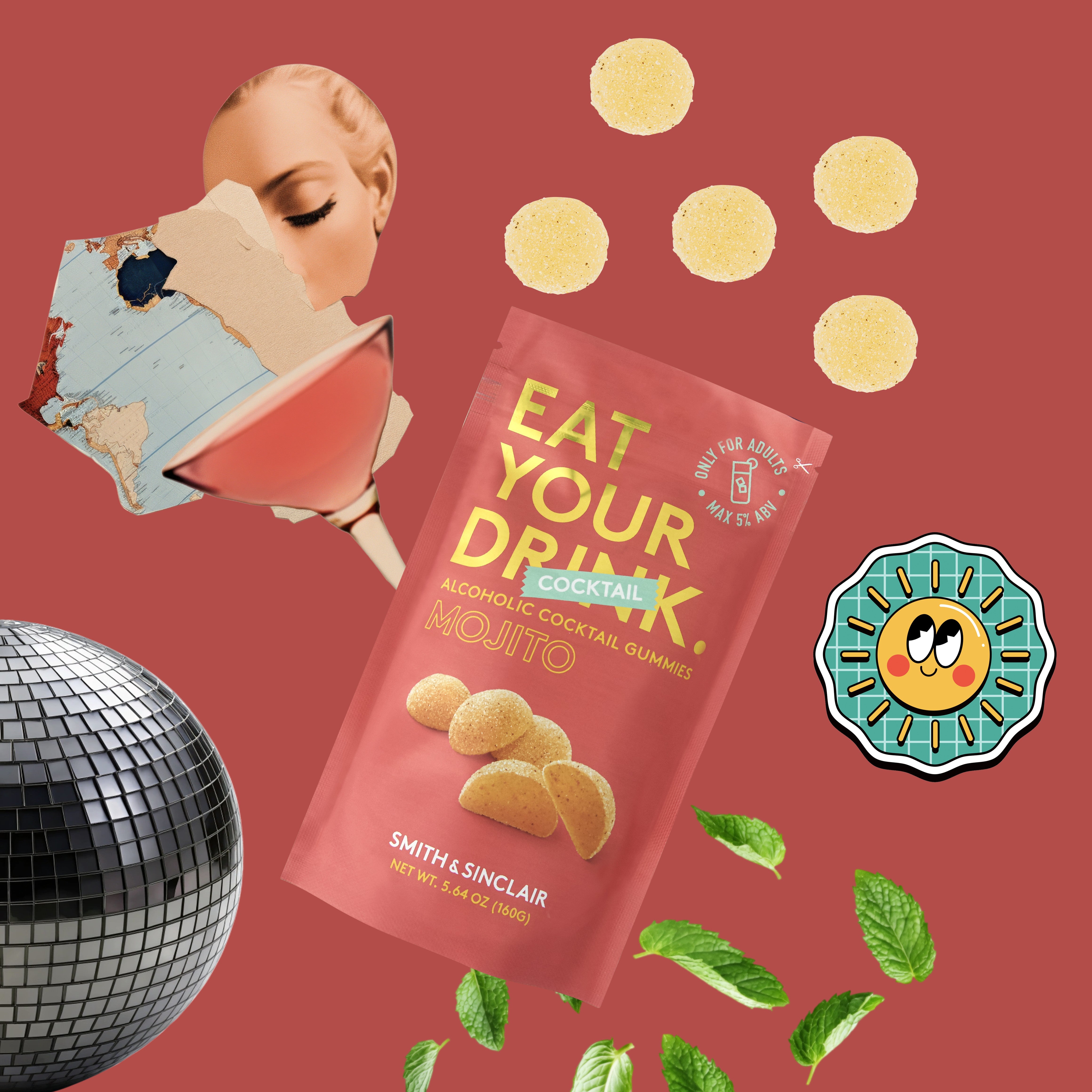 Alcoholic Cocktail<br>Gummy Bags
