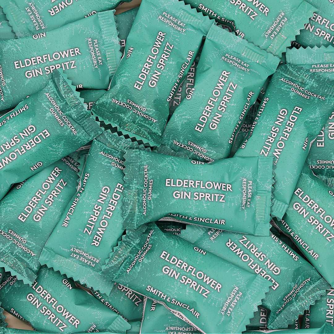 Elderflower Gin Spritz Alcoholic Cocktail Gummies 20/40 pcs Smith