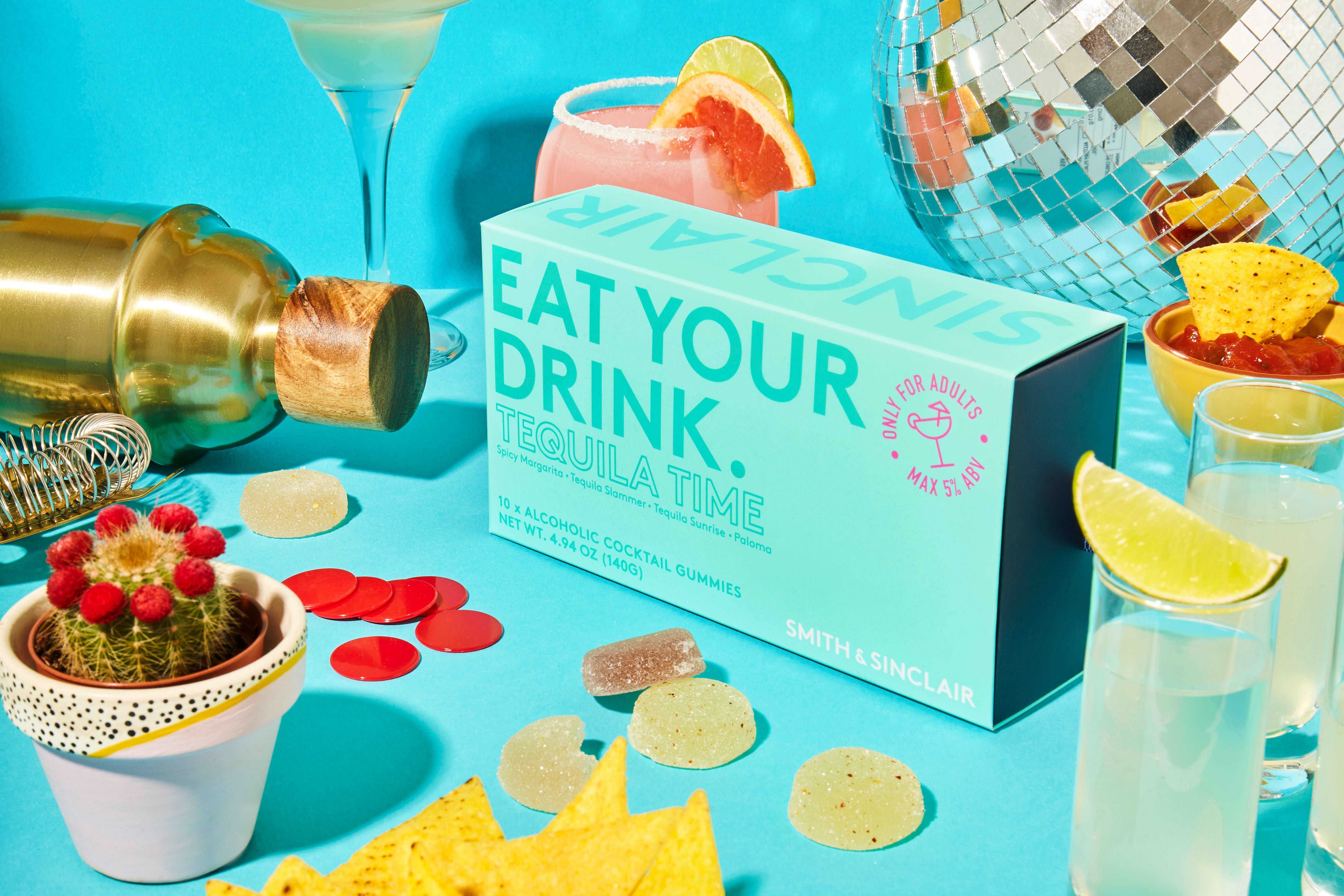 Tequila Time Alcoholic Cocktail Gummies BBD discount