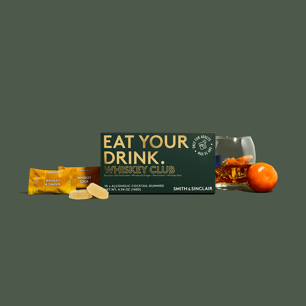 'Whiskey Club' Alcoholic Cocktail Gummies